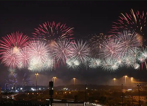 滦州市焰火晚会